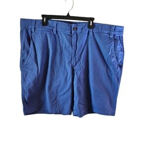The Foundry Big & Tall blue chino shorts 48 waist new with tags MS4